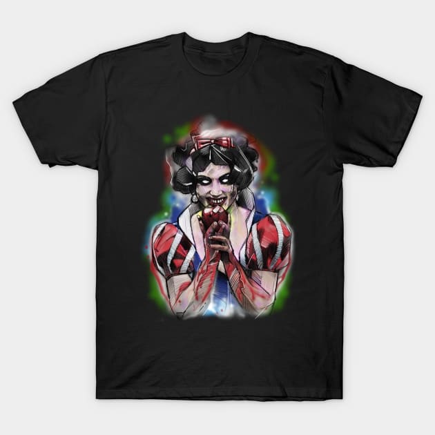 Adam Zimmer - Sleepy Zombie T-Shirt by PaperMoonTattooCo